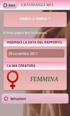 Gravidanza Mia - Free android App screenshot 1